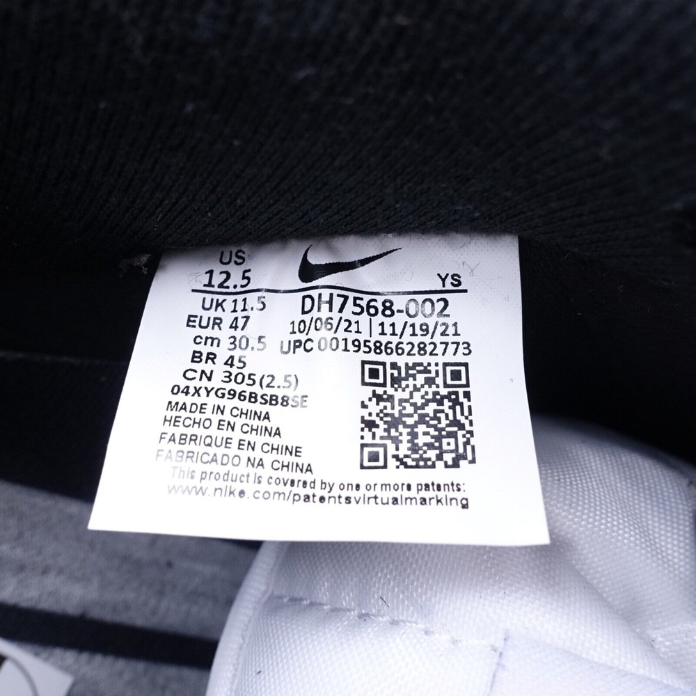 NEW Nike Air Force 1 '07 LV8 Athletic Club Sneakers DH7568-002 Black - Picture 2 of 7